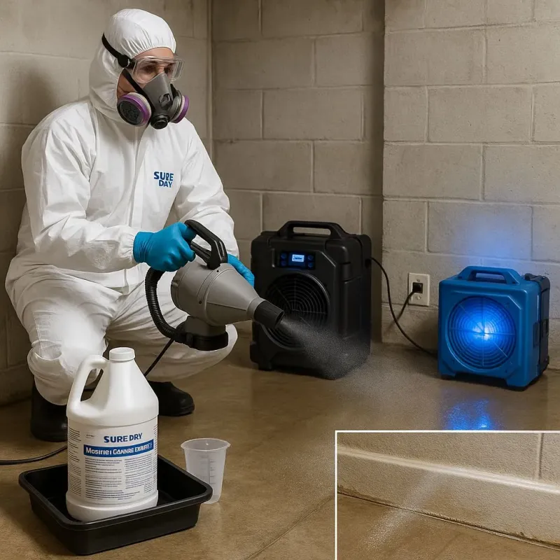 Sanitization and Odor Removal process in Seville, OH
