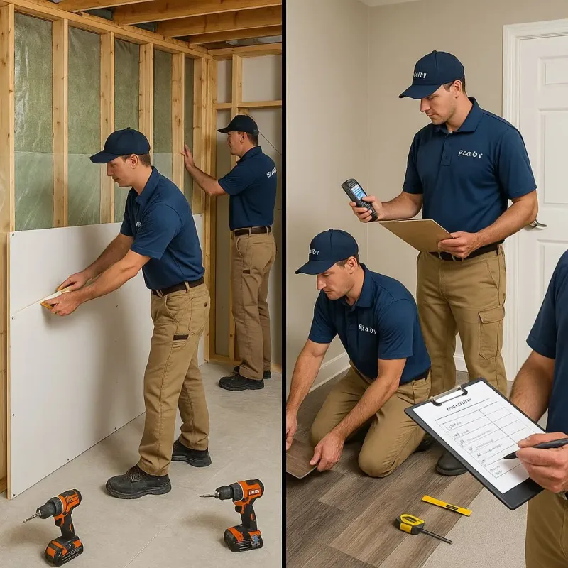 Repairs and Reconstruction process in Seville, OH